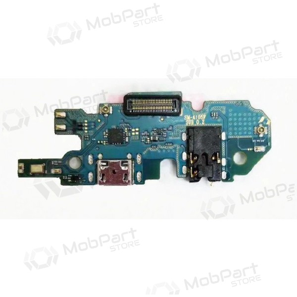 Samsung A105 Galaxy A10 2019 oplaadpoort en microfoonconnector (Dual SIM) (SUB 0.1) (service pack) (origineel)