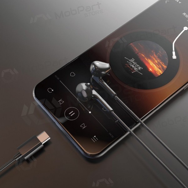 USB-C koptelefoon Dudao X3C zwart