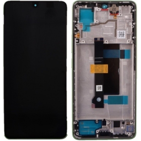 Xiaomi Redmi Note 13 Pro 5G scherm (lichtgroen) (met frame) (origineel)