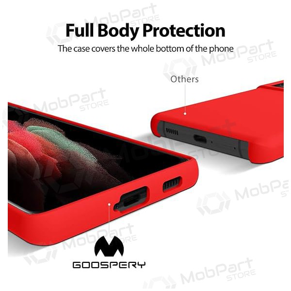 Samsung Galaxy S23+ hoesje Mercury 'Siliconen Case' (rood)