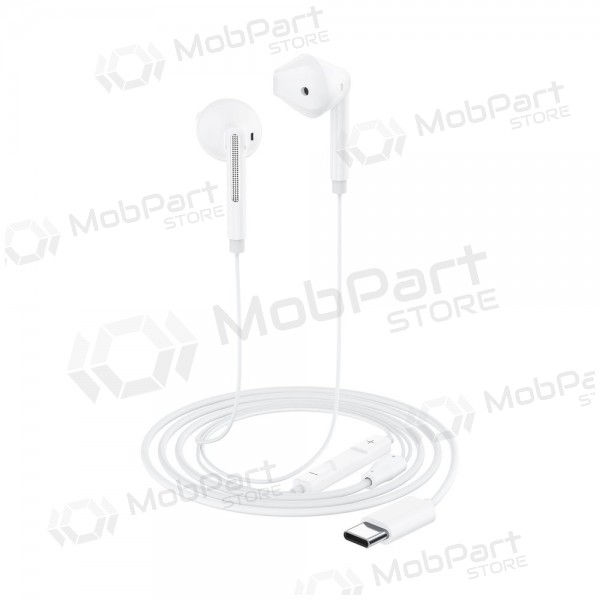 USB-C oortelefoons Acefast L13 wit