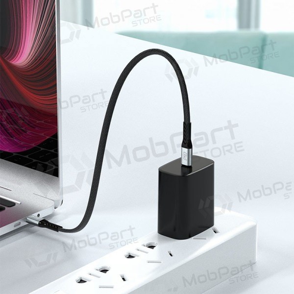 USB-C kabel Dudao L10C USB-C naar USB-C 0.23 m 100 W zwart
