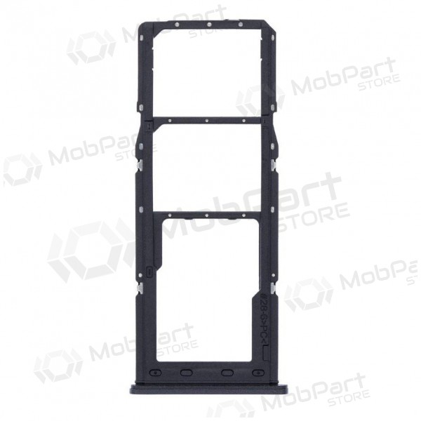 Samsung Galaxy A125 A12 / A127 A12S SIM-kaarthouder (zwart) (service pack) (origineel)