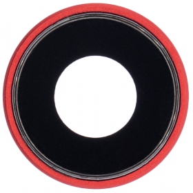 Apple iPhone XR cameraglas (rood) (met frame)