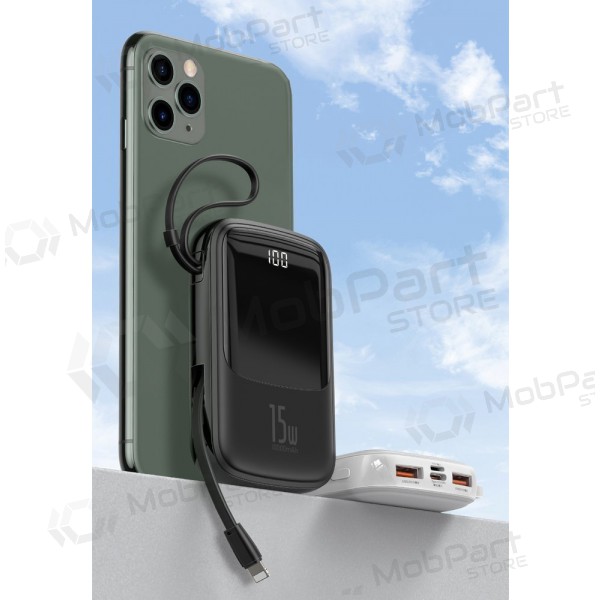 Externe batterij Power Bank Baseus Q Pow With Type-C Cable 10000mAh zwart PPQD-A01