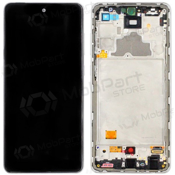 Samsung A725 A72 4G / A726 5G 2021 scherm (wit) (met een frame) (service pack) (origineel)