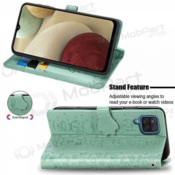 Samsung Galaxy A54 hoesje - Cat-Dog (groen)