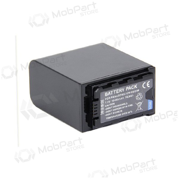 Panasonic VW-VBD98 10400mAh camera accu / batterij
