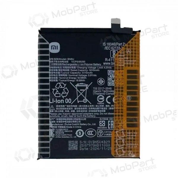 Xiaomi Redmi Note 14 5G, Poco M7 Pro 5G batterij, accu (origineel)