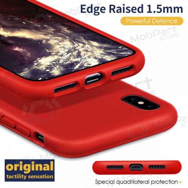 Apple iPhone 11 Pro hoesje - Liquid Silicone - 2.0mm (rood)