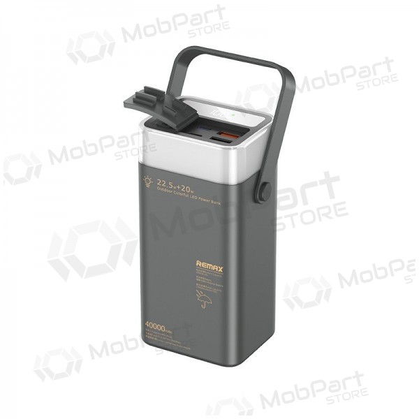 Externe batterij Power Bank Remax RPP-596 22.5W 40000mAh grijs