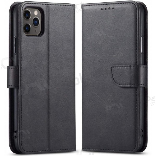 Apple iPhone 16e hoesje - Wallet Case- (zwart)