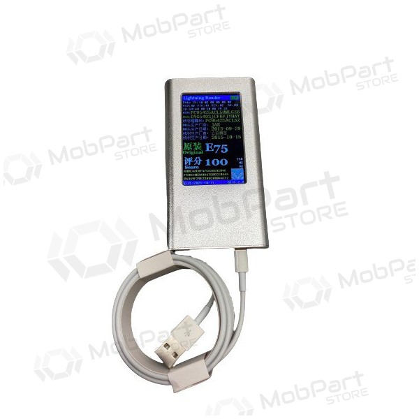 Usb-kabel Apple Lightning to USB 2m A1510 / MD819ZM / A (met originele E75-chip)