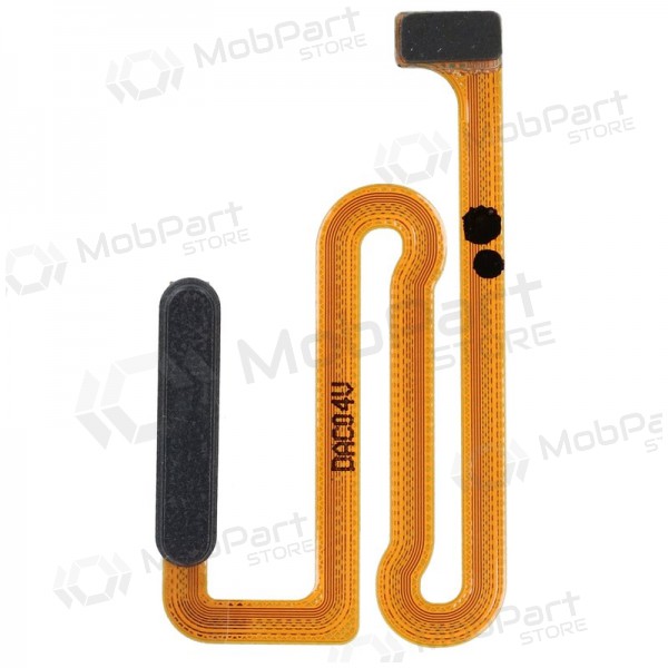 Samsung Galaxy A125 A12 / A127 A12S vingerafdruk- en aan/uit-schakelaar (zwart) - (service pack) - (originali)