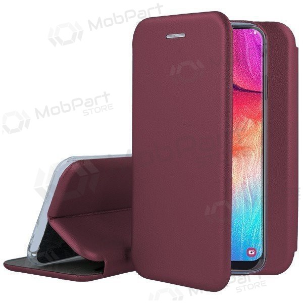 Apple iPhone 12 mini hoesje - Book Elegance (bordeaux)