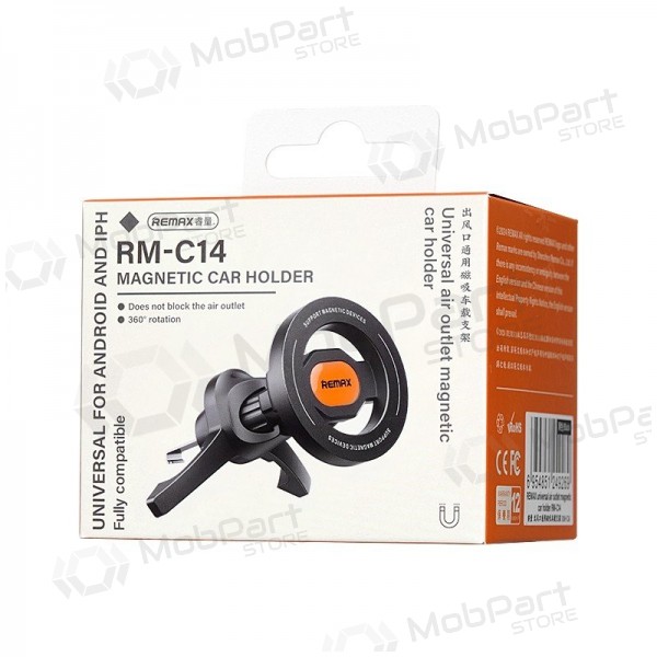 Autotelefoonhouder Remax RM-C14 MagSafe (air vent) zwart