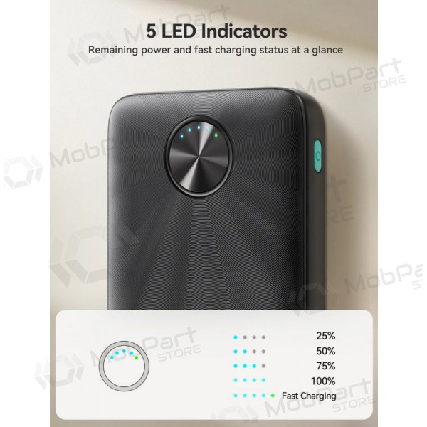 Externe batterij Powerbank Joyroom JR-PBF15 22.5W 10000mAh zwart