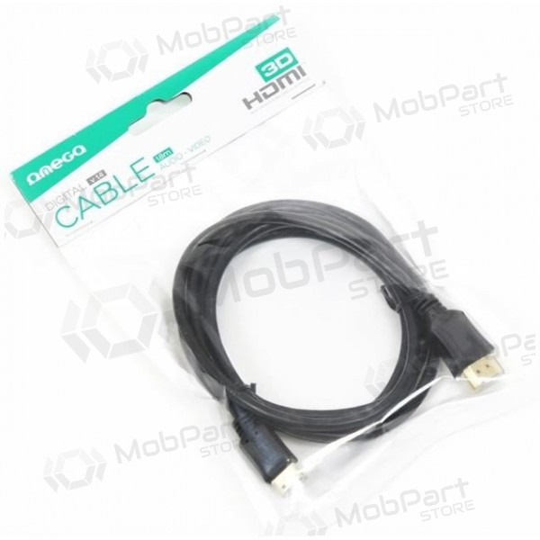 OMEGA HDMI-miniHDMI kabel (v.1.4 4K) 1,8M (zwart)