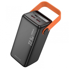 Externe batterij (Power Bank) Borofone BJ66A 50000 mAh 22.5 W + PD 20 W, zwart