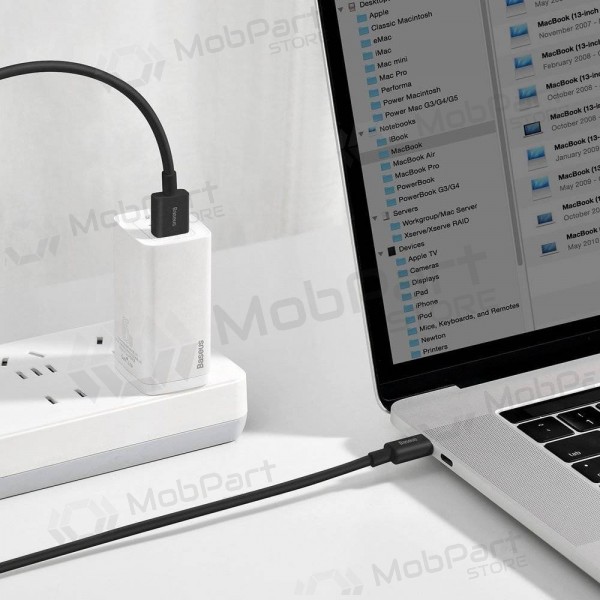 USB kabel Baseus Superior iš USB į Type-C 66W 2.0m zwart CATYS-A01