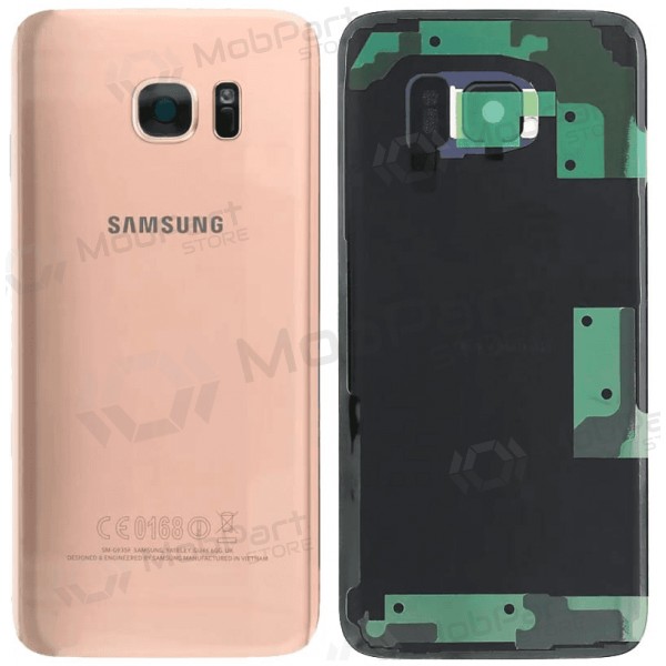 Samsung Galaxy S7 Edge achterklep (roségoud) (origineel)