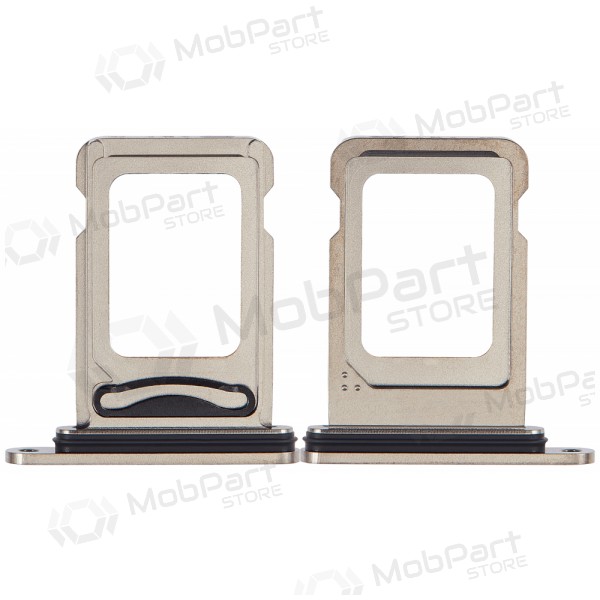 Apple iPhone 15 Pro, 15 Pro Max (Dual) SIM-kaarthouder - (Natural Titanium)