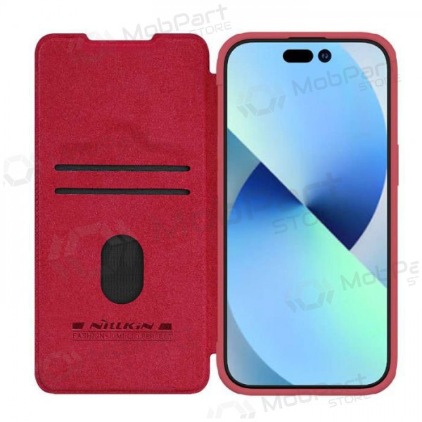Apple iPhone 14 hoesje - Nillkin Leather (rood)