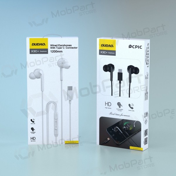 USB-C koptelefoon Dudao X3C+ zwart