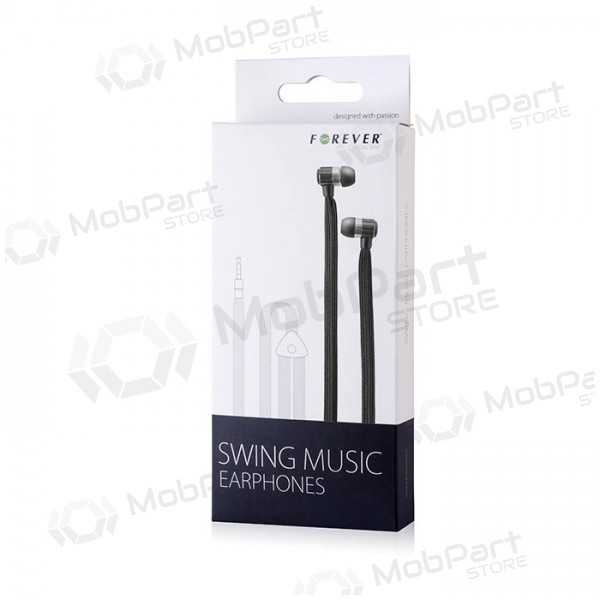 Handsfree Forever Swing Music 3,5mm (zwart)