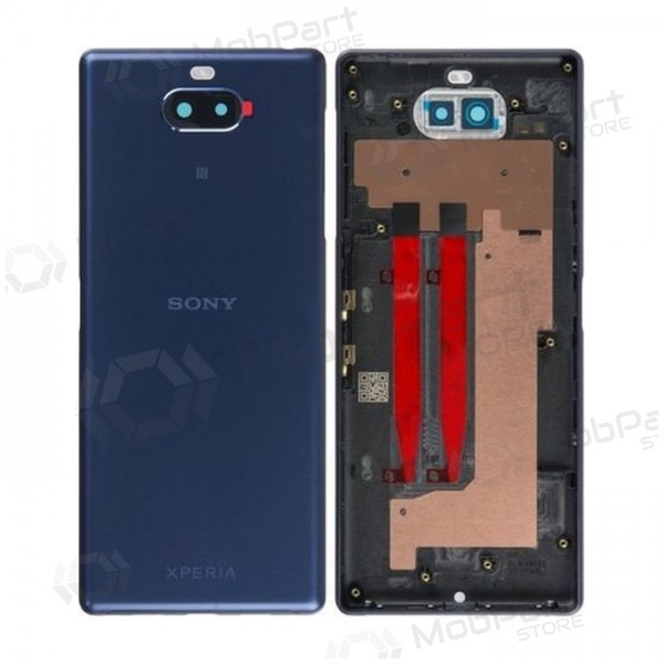 Sony Xperia 10 achtercover (blauw) (gebruikt grade C, origineel)