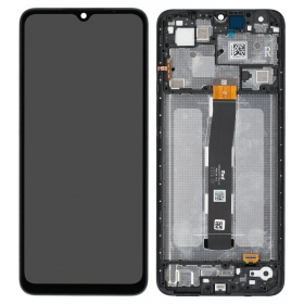 Xiaomi Redmi 12C scherm (grijs) (met frame) (origineel)
