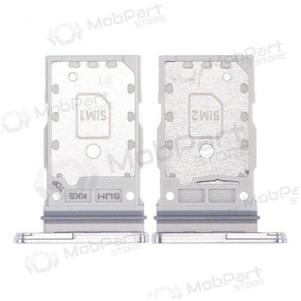 Samsung Galaxy S22 Ultra Dual SIM-kaarthouder (wit) (origineel)