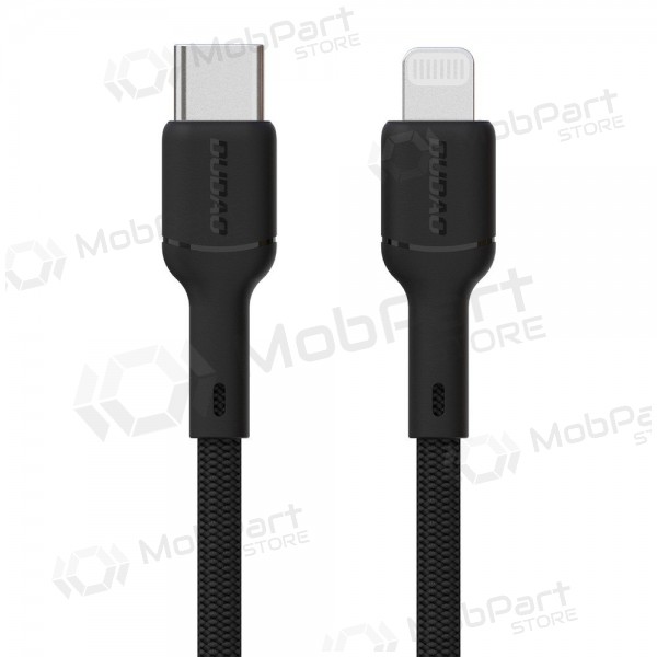 Lightning kabel Dudao L9X USB-C naar Lightning 1 m 30 W zwart