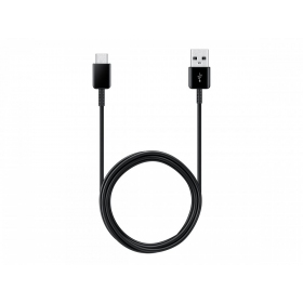 USB-kabel Samsung EP-DG930IBEGWW Type-C 1.5m (met verpakking) (zwart) (OEM)
