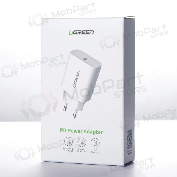 Lader buitinis Ugreen CD137 USB-C 20W 3A wit