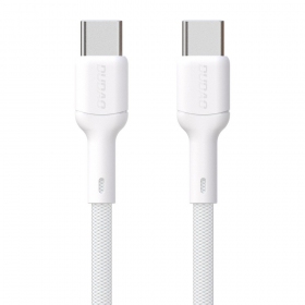 USB-C kabel Dudao L9C USB-C naar USB-C 1 m 65 W wit