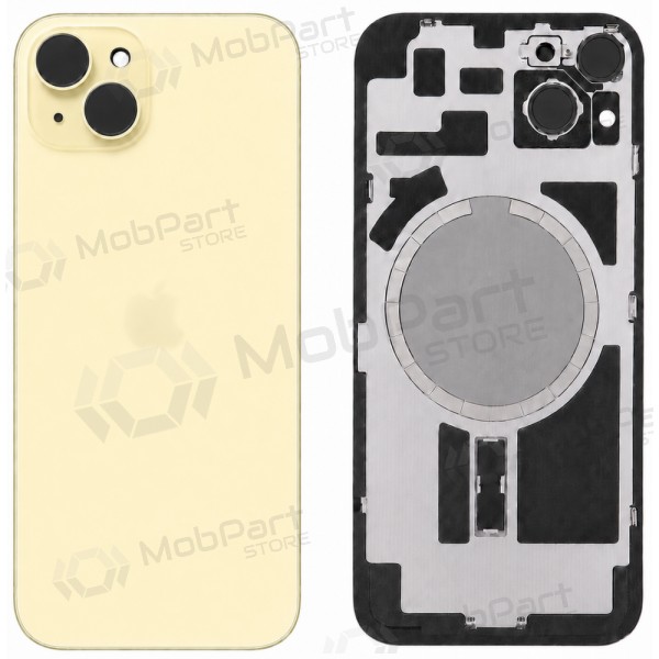 Apple iPhone 15 achterkant (geel) (Premium)