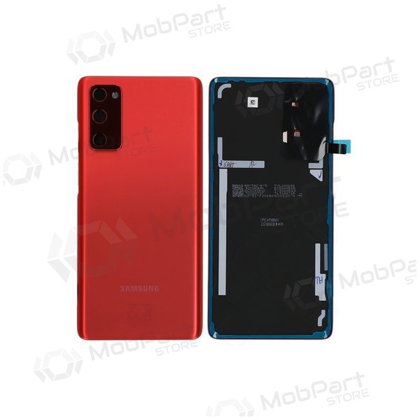 Samsung G780 / G781 Galaxy S20 FE 4G / 5G achterkant (Cloud Red) (gebruikt grade A, origineel)