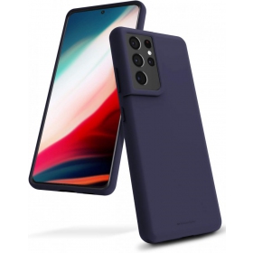 Samsung Galaxy A55 Hoesje Mercury Siliconen Case - Donkergroen