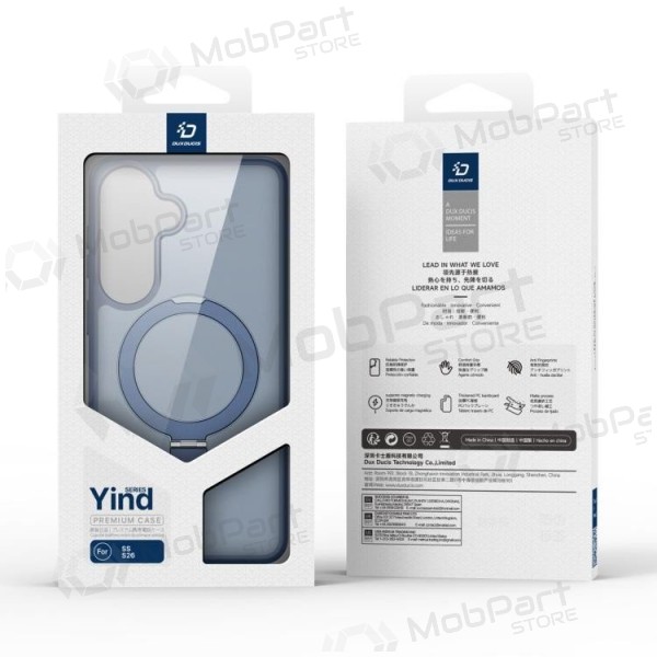 Samsung Galaxy S26 Ultra hoesje - Dux Ducis Yind Magnetic Stand (donkerblauw)