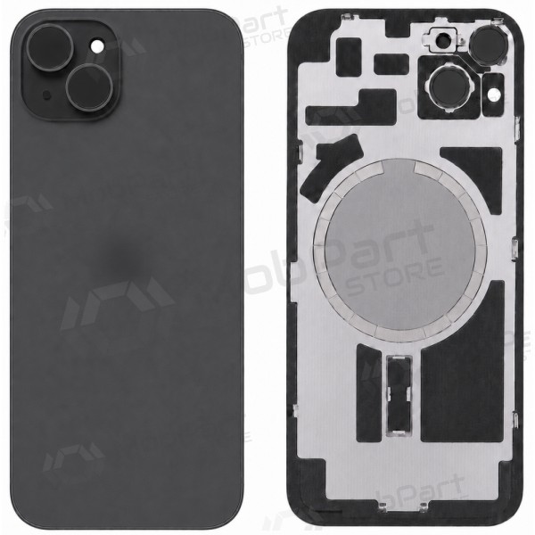 Apple iPhone 15 achterkant (zwart) (Premium)