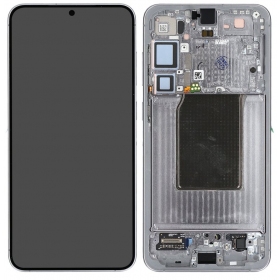 Samsung Galaxy S25+ scherm (zilver) (met frame) (assembled service pack)