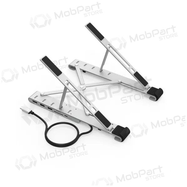 CHOETECH laptopstandaard met 7-poorts USB Type-C hub