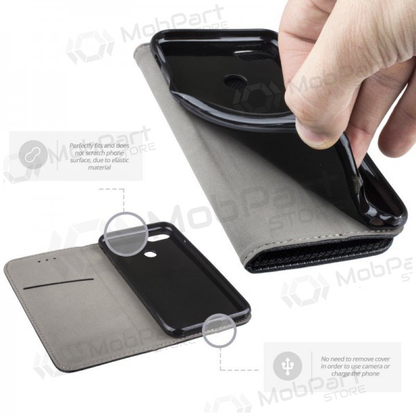 Xiaomi Poco M4 5G / Poco M5 / Redmi Note 11R / Redmi 10 5G hoesje - Smart Magnet (zwart)