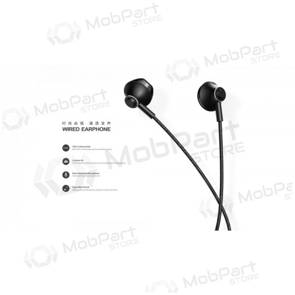 Handsfree Remax RM-711 3,5mm (zwart)