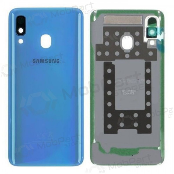 Samsung A405 Galaxy A40 2019 Achterklep batterij (blauw) (gebruikt grade B, origineel)