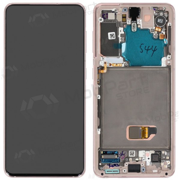 Samsung Galaxy S21 5G scherm (violet) (met frame) (origineel)