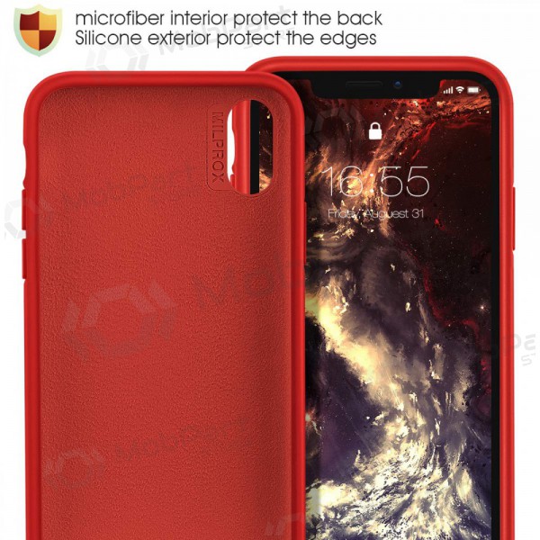 Apple iPhone 11 Pro hoesje - Liquid Silicone - 2.0mm (rood)