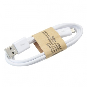 USB kabel microUSB (wit) 1.0m