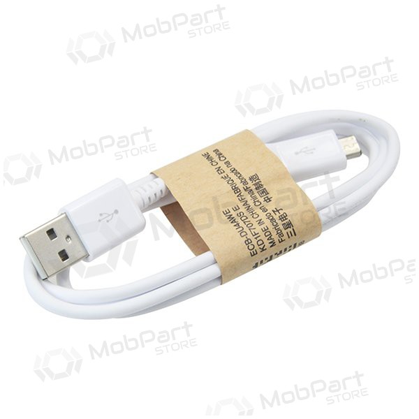 USB kabel microUSB (wit) 1.0m